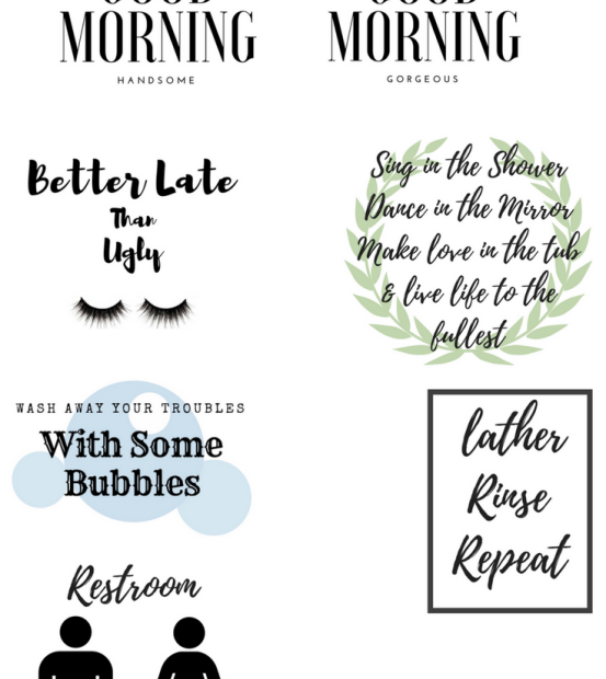 10 Free Bathroom Printables For Any Bathroom, Any Decor And It'S Free! | Bathroom  Printables Free, Bathroom Printables, Diy Bathroom Decor