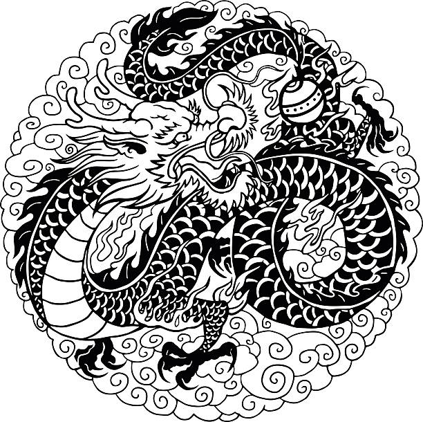 Chinese Dragon Stock Illustration - Download Image Now - Dragon, Chinese  Dragon, Year Of The Dragon - Istock