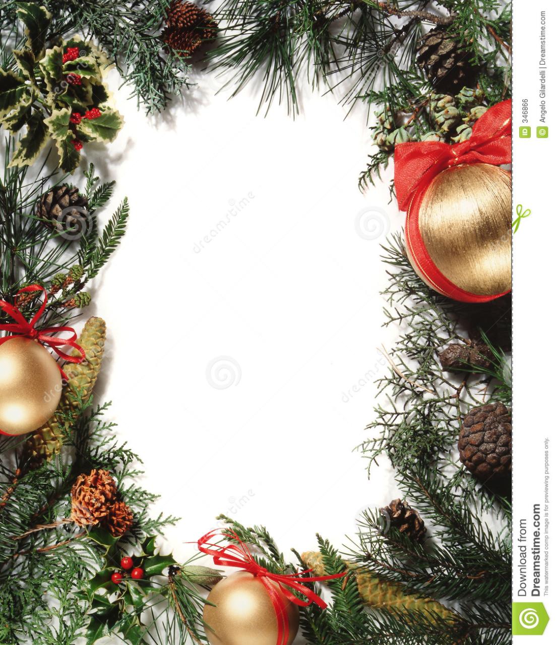 Christmas Decoration - Frame Stock Photo - Image Of Symbol, Holiday: 346866