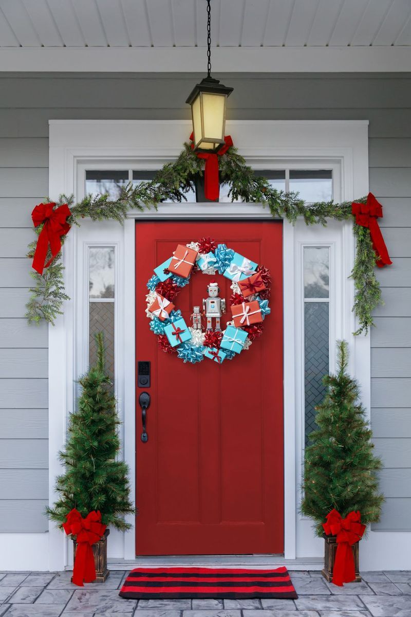 30+ Best Diy Christmas Door Decorations - How To Decorate Your Door For  Christmas