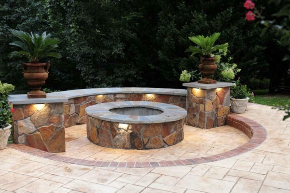 21 Stone Fire Pit Ideas For A Rustic Outdoor Space