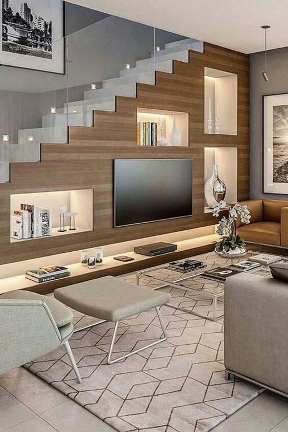 Modern Home Staircase Designs|Creative Stair Decor Ideas||Modern Staircase  Decor Tips& Organization | Stairs In Living Room, Home Stairs Design, Small House  Design