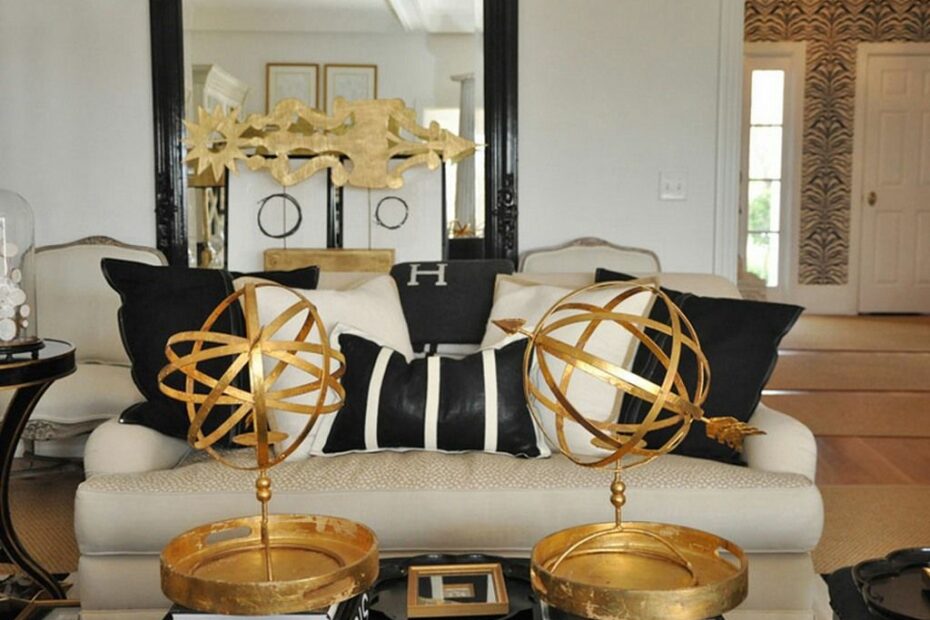 10 Black And Gold Living Room Ideas 2023 (The Reverse Mix) | Black And Gold  Living Room, Gold Living Room Decor, White Living Room Decor
