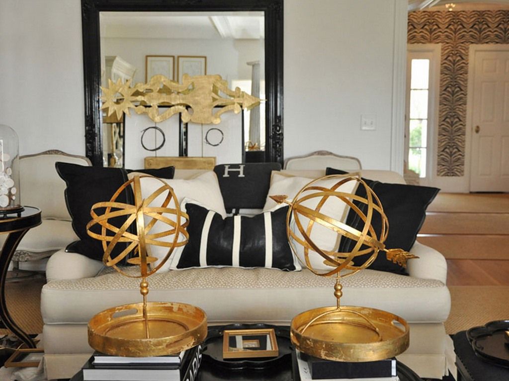 10 Black And Gold Living Room Ideas 2023 (The Reverse Mix) | Black And Gold  Living Room, Gold Living Room Decor, White Living Room Decor