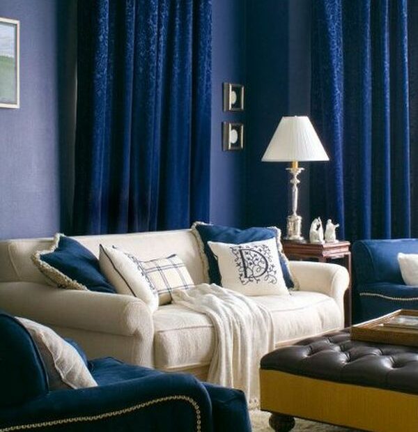 Cool Blue Living Room Ideas | Navy Blue Living Room, Blue Living Room,  Curtains Living Room
