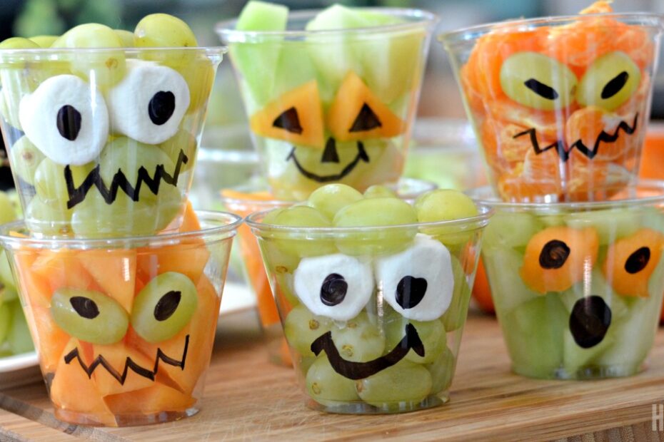 Fresh Fruit Halloween Cups (Easy & Fun Treat Idea) | Hip2Save