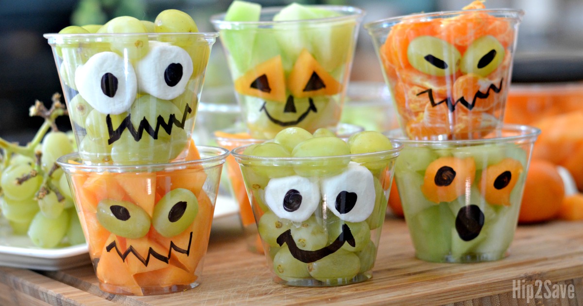 Fresh Fruit Halloween Cups (Easy & Fun Treat Idea) | Hip2Save