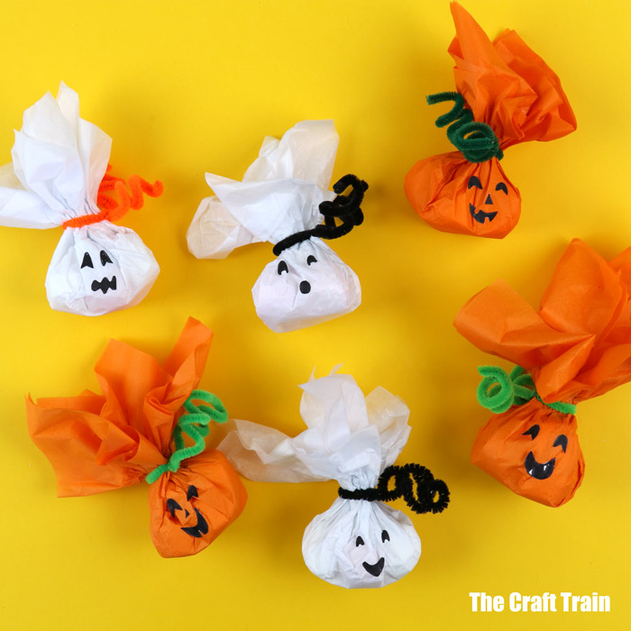 Pumpkin And Ghost Halloween Treats - The Craft Train
