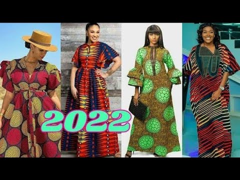 Mode Africaine : Modèles De Robes En Wax /Modèles De Longue Robes Africain  En Pagne #Africandress - Youtube