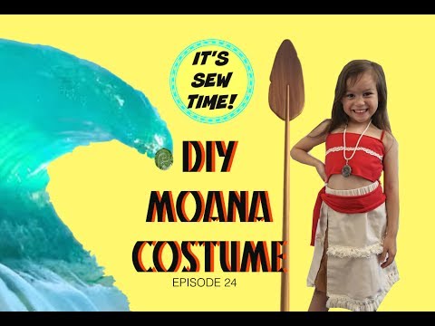 Easy Diy Moana Costume, Easy Sewing, Beginner Sewing - Youtube