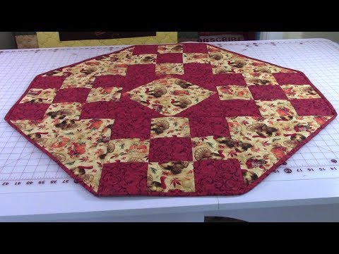Table Topper #3 With Autumn Fabrics - Youtube