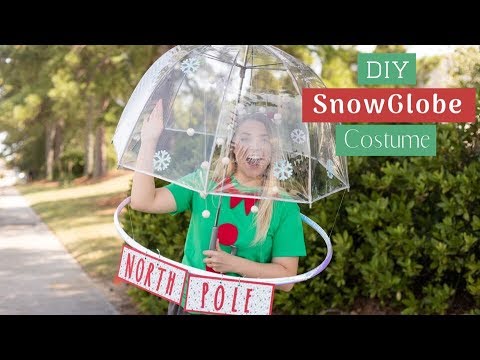 Diy Snow Globe Costume - Youtube