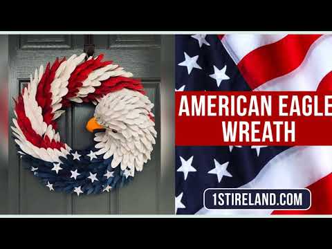 American Eagle Door Wreath - Youtube