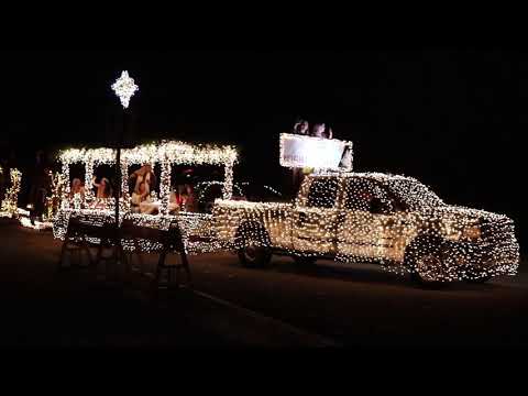 Light the world LDS float at the Christmas Parade Comfort 2018