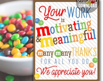 Team Appreciation Print Teacher Appreciation Employee Gift - Etsy