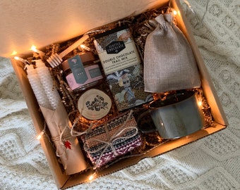 Hygge Self Care Gift Box Christmas Gift Box Fall Gift Box - Etsy