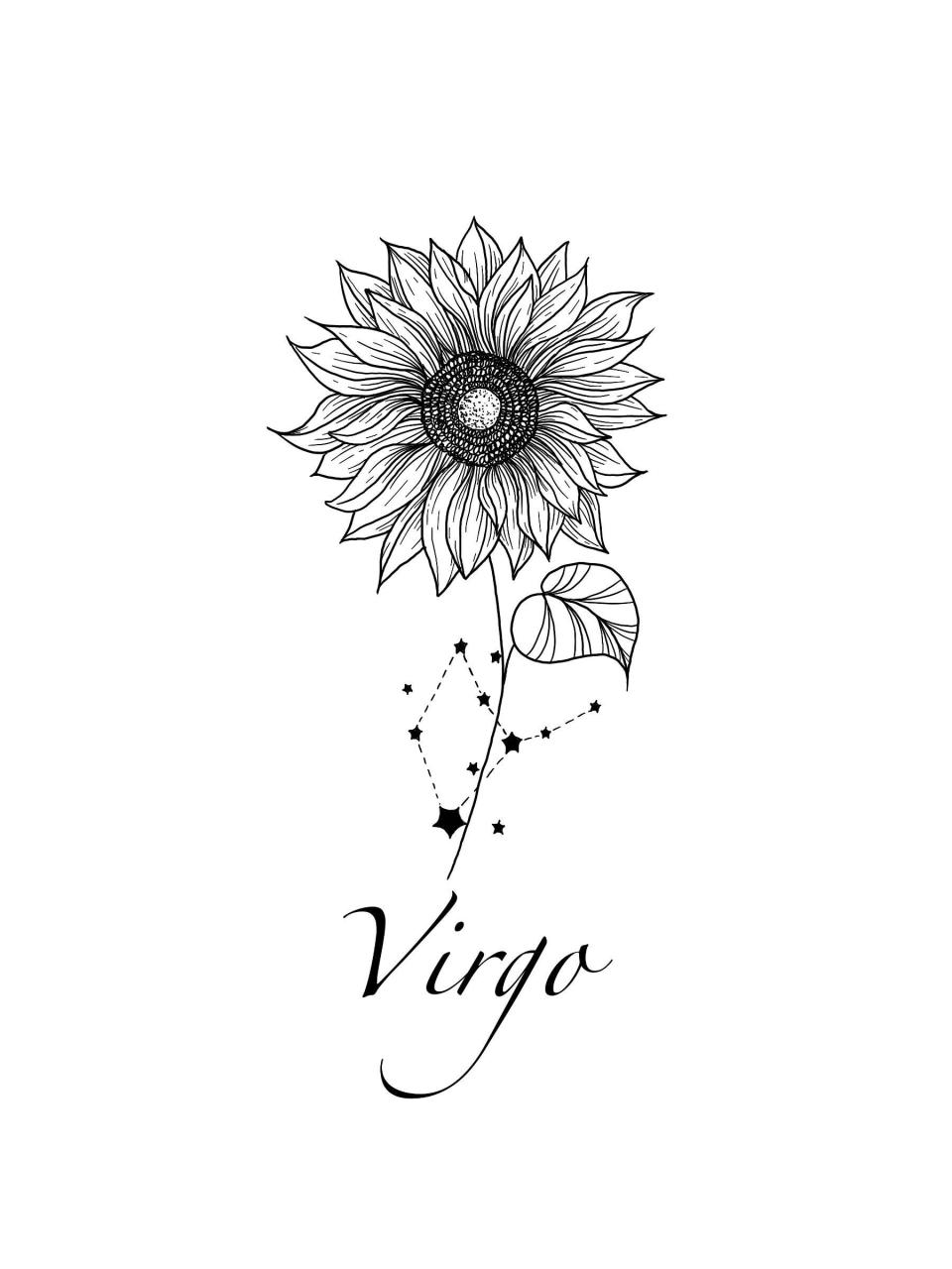 Virgo Symbol With Flowers: The Perfect Tattoo For Perfectionists [10  Stunning Designs To Inspire You]