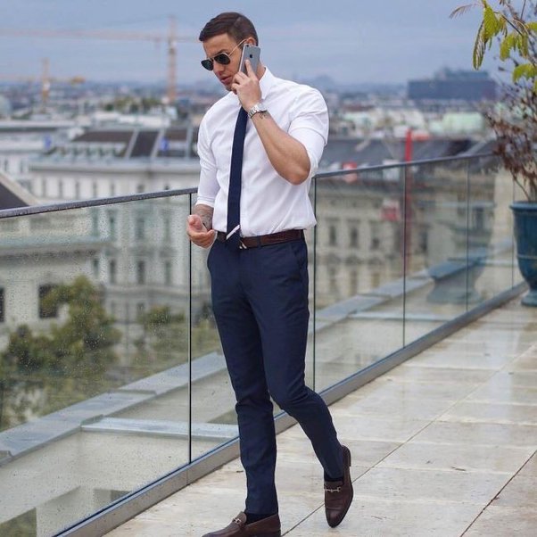 What Colour Shirt Matches A Blue Formal Pant? - Quora