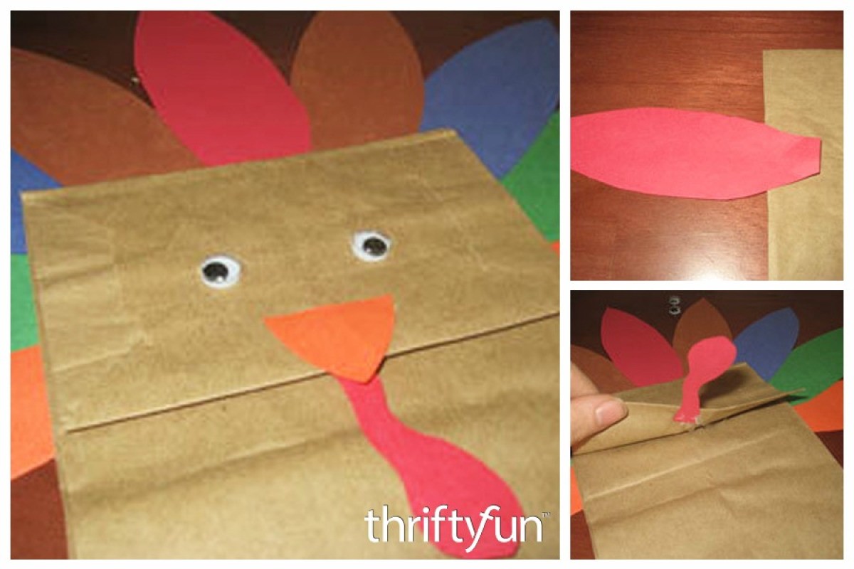 Making A Paper Bag Turkey | Thriftyfun