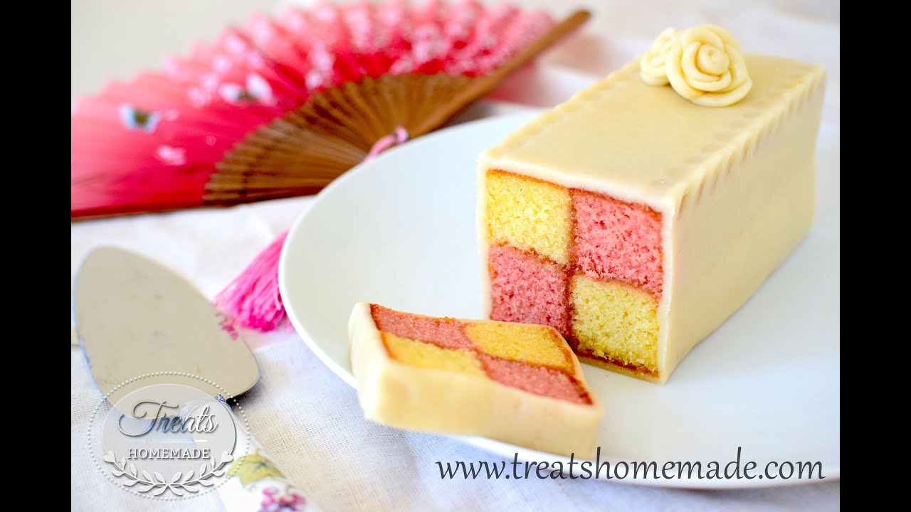 Battenberg Cake - Treats Homemade