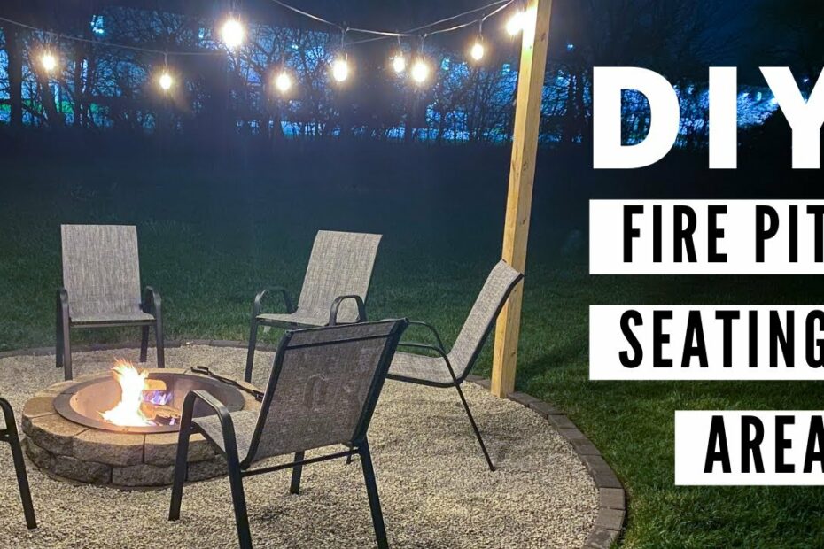 Building A Diy Fire Pit Seating Area - Youtube