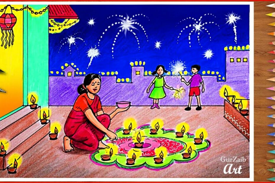 10+ Easy Diwali Drawing Ideas For Kids And Adults With Videos