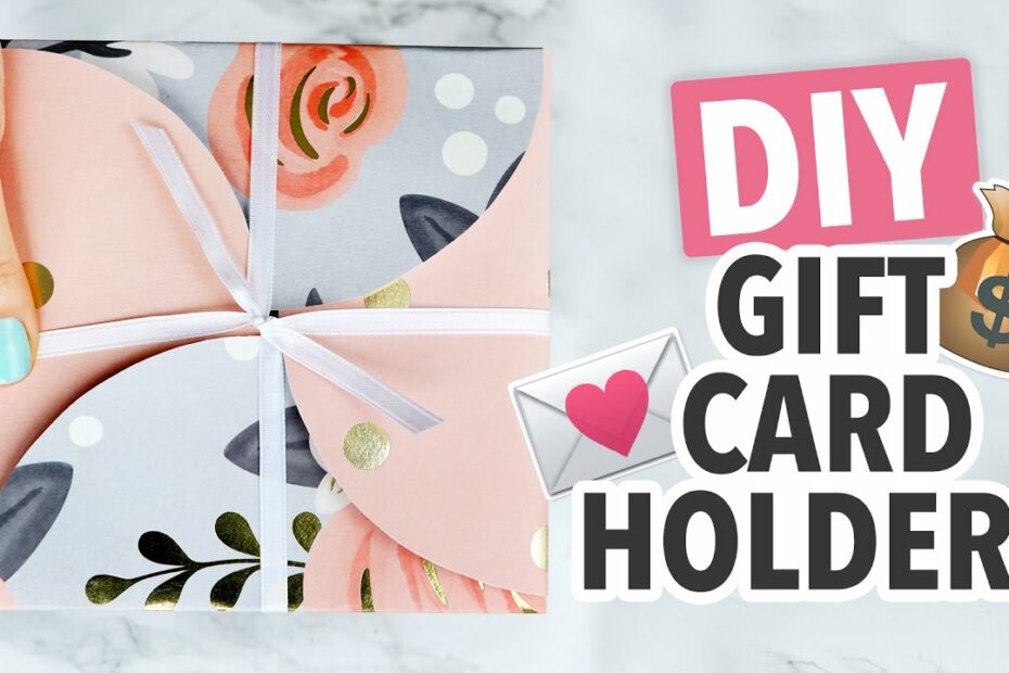 Diy Gift Card Holder 2 Ways | Diy Christmas Gifts - Youtube
