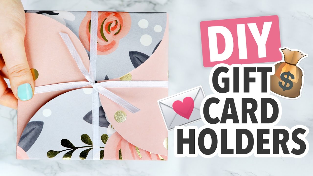 Diy Gift Card Holder 2 Ways | Diy Christmas Gifts - Youtube