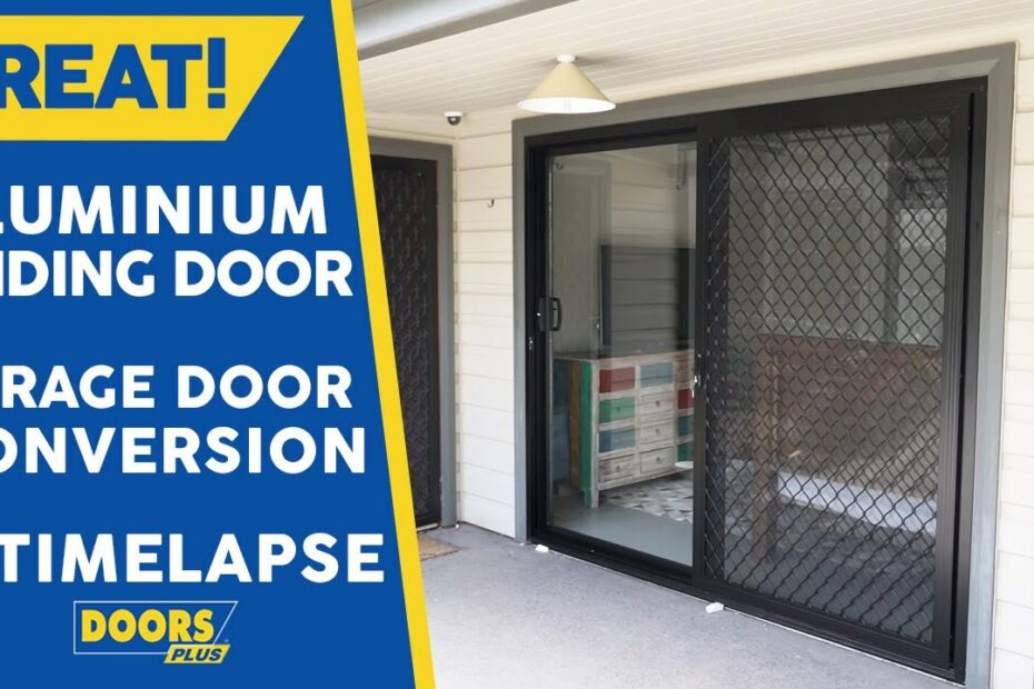 Sliding Door External Aluminium - Bona Vista Garage Door Conversion | Doors  Plus - Youtube