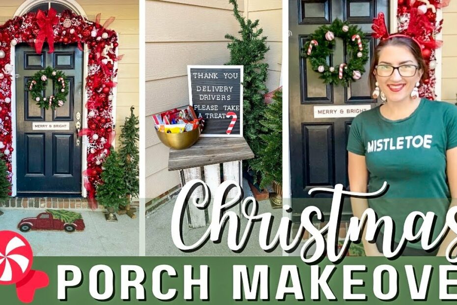 2021 Christmas 🎄 Front Porch Makeover | Outdoor Christmas Decorations | Christmas  Diy Decor - Youtube