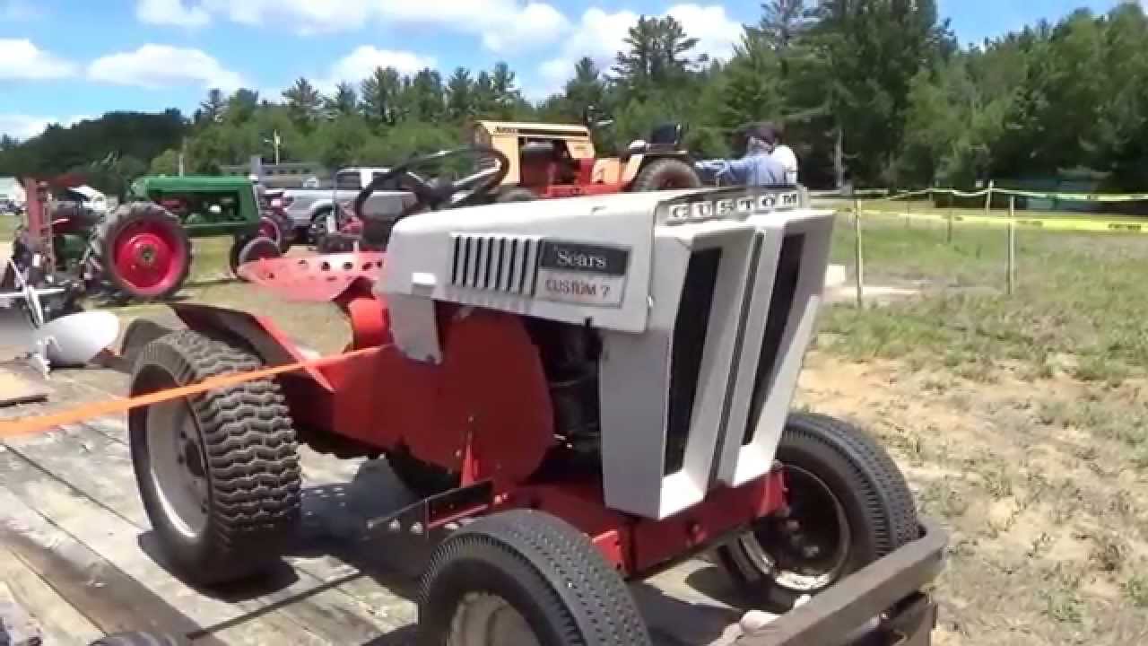 Three Old Sears Lawn Mowers And One Hummy - Youtube