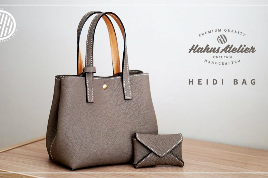 Leather Craft] Heidi Bag Making / Hermes Leather / Diy / Pattern Available  - Youtube