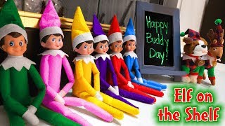 Elf On The Shelf Buddy Day!!! Saying Goodbye To Our Elves! Grinch Caught On  Camera! - Youtube