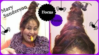 A Little Bit Of Hocus Pocus - Mary Sanderson Hair & Makeup Tutorial -  Youtube