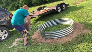 How To Build A Fire Ring Pit / Bonfire Pit - Youtube