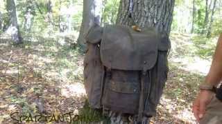 Italian Army Alpini Canvas Backpack Presentation - Youtube