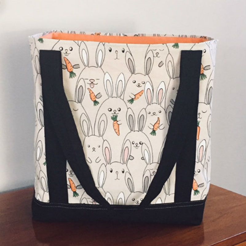 Sewing Pattern 1724 Free Pattern - Fabric Grocery Tote Bag | Pdf Sewing  Patterns