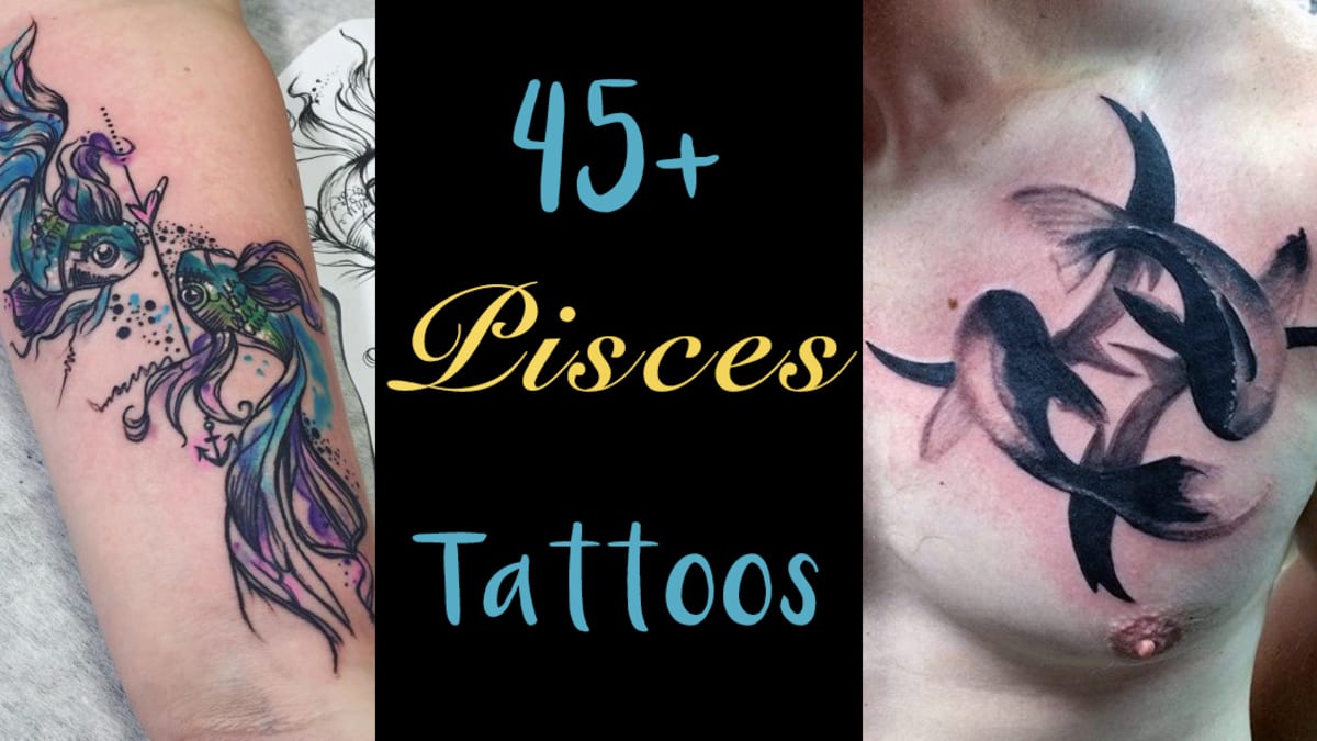 45 Pisces Tattoos For Men And Women To Celebrate Pisces Season - Tattoo  Ideas, Artists And Models