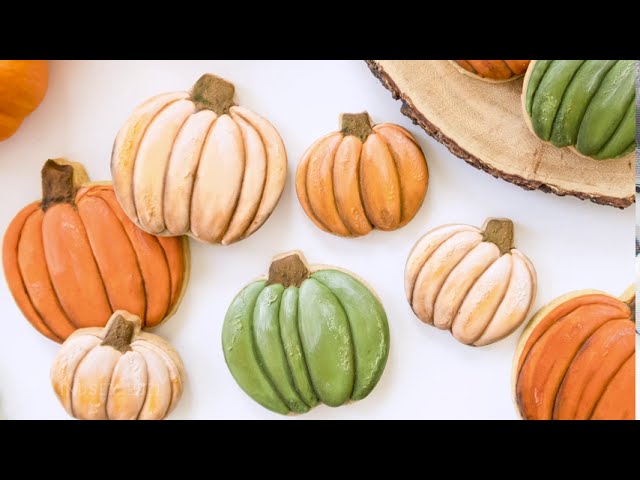 How To Make Realistic Pumpkin Cookies - Youtube