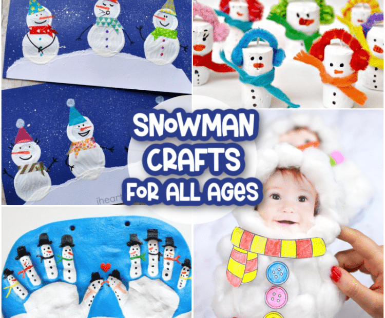 20+ Snowman Crafts For Kids And Adults - Happiness Is Homemade