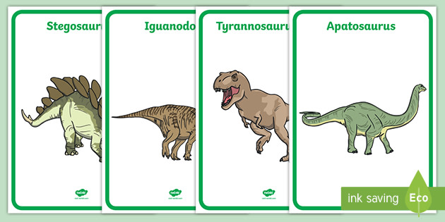 Dinosaur Posters - Display Resources (Teacher Made) - Twinkl