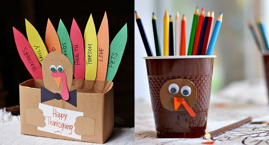 55 Easy Thanksgiving Crafts & Diy Projects For Kids