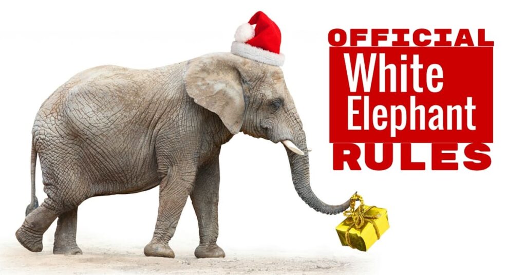 Printable White Elephant Numbers Spice Up Your Gift Exchange!