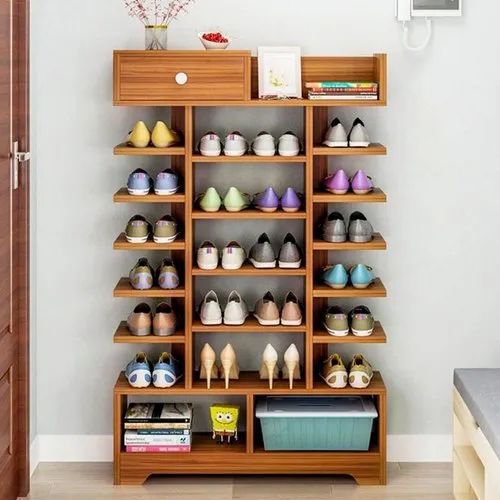 Brown Designer Wooden Shoe Rack, Shoe Rack Capacity: 20Pairs, 25 At Rs 7500  In Chennai