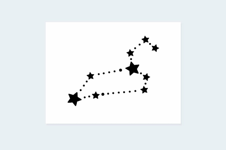 Leo Constellation Temporary Tattoo Set (2 Tattoos) – Tattooicon