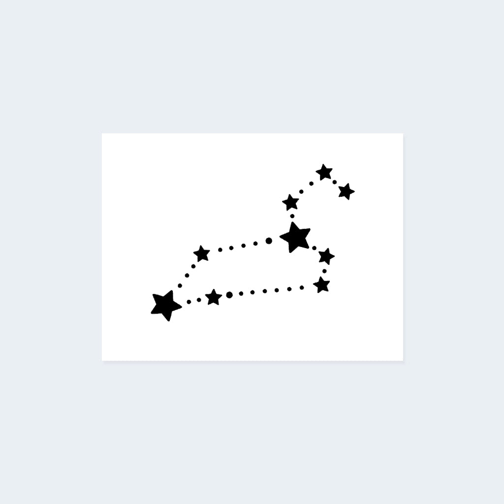 Leo Constellation Temporary Tattoo Set (2 Tattoos) – Tattooicon