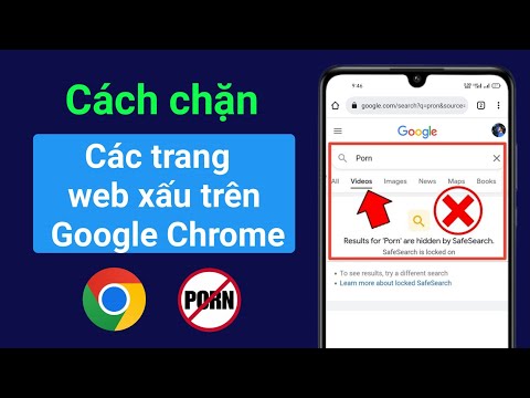 Cách Chặn Các Trang Web Xấu Trên Google Chrome Trên Di Động ||  Trang web chặn Google Chrome