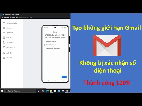 Cách tạo nhiều gmail (kênh youtube, tài khoản google) không bị xác minh số điện thoại miễn phí 2022