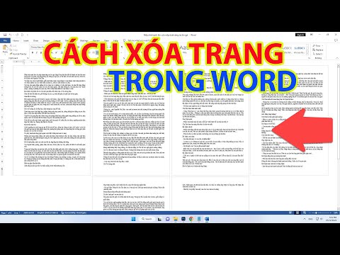 Cách Xóa Trang Trong Word | Cách Xóa 1 Trang Trong Word