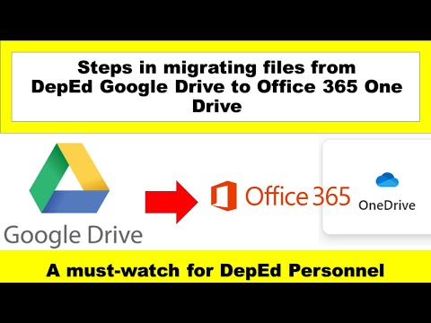 Migrating Google Drive Files to OneDrive office 365 | Transfer files from google drive to OneDrive?